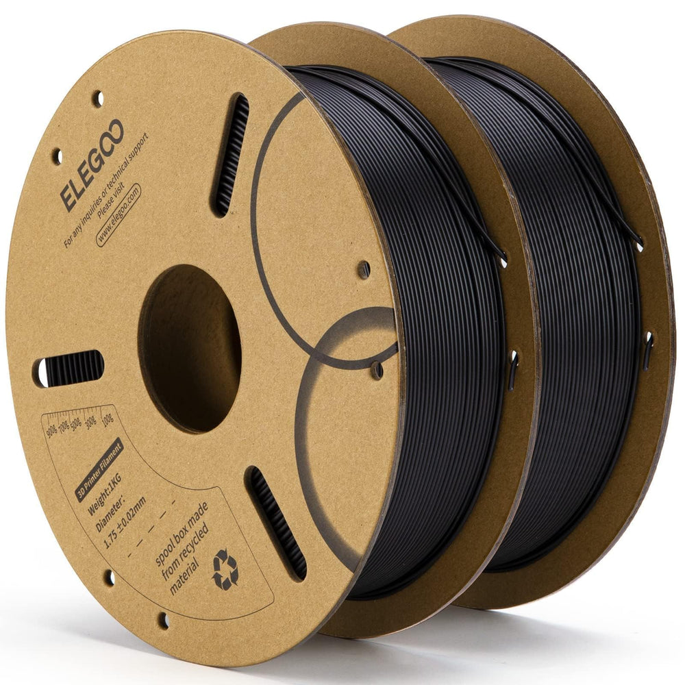 ELEGOO PLA filament 1.75mm spool top view for clean feeding and reliable prints