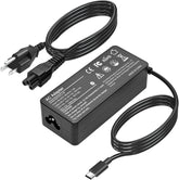 ELECBRAiN 100W USB-C power adapter front view showing compact design for fast charging
