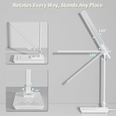 Base USB port on Electri lamp for convenient charging