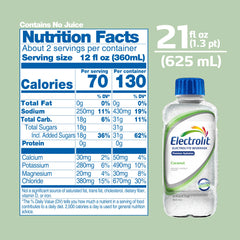 Electrolit Coconut bottle pour showing easy hydration during activity.