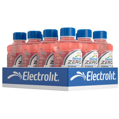 Electrolit Zero Strawberry-Banana bottle front showing refreshing hydration flavor.