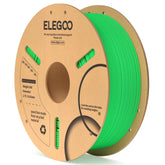 ELEGOO PLA Neon Green 1kg spool for vibrant, reliable prints.