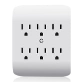 ELEGRP 6-outlet extender with center anchor powers devices securely.