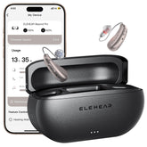 ELEHEAR Beyond Pro charging case visible, ready for all-day power