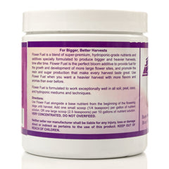 Element Nutrients Flower Fuel powder dissolving in water for ready to use feed.