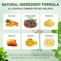 Elesysy Moringa patch applied on skin with quick absorption
