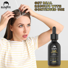 Elevate Scalp massage moment highlighting nourishment from natural ingredients