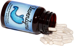 A close-up of ElevenZyme capsules for easy daily use.