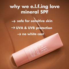 e.l.f. Halo Glow texture close-up shows serum-like feel and light, buildable coverage.