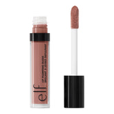 e.l.f. Lip Plumping Gloss Petal Press applied on lips for fuller, shiny color