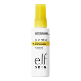 e.l.f. SKIN All Set For Sun SPF 45 bottle showing weightless makeup protection.