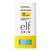 e.l.f. SKIN Suntouchable Invisi-Stick SPF 50 bottle with clear, natural finish.