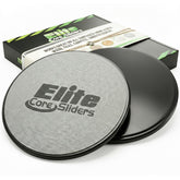 Elite Sportz Core Sliders side view showing glide for core training