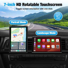 ELJBELG voice-controlled screen lets you use Siri or Google Assistant safely while driving.