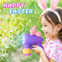 Ellinjan Bunny bubble maker with LED lights adds magical glow to parties