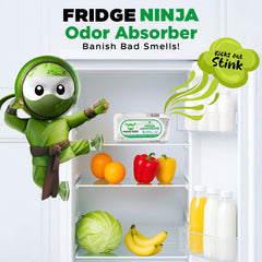 Ellis Harper Fridge Ninja activated charcoal absorbent placed inside fridge absorbs odors