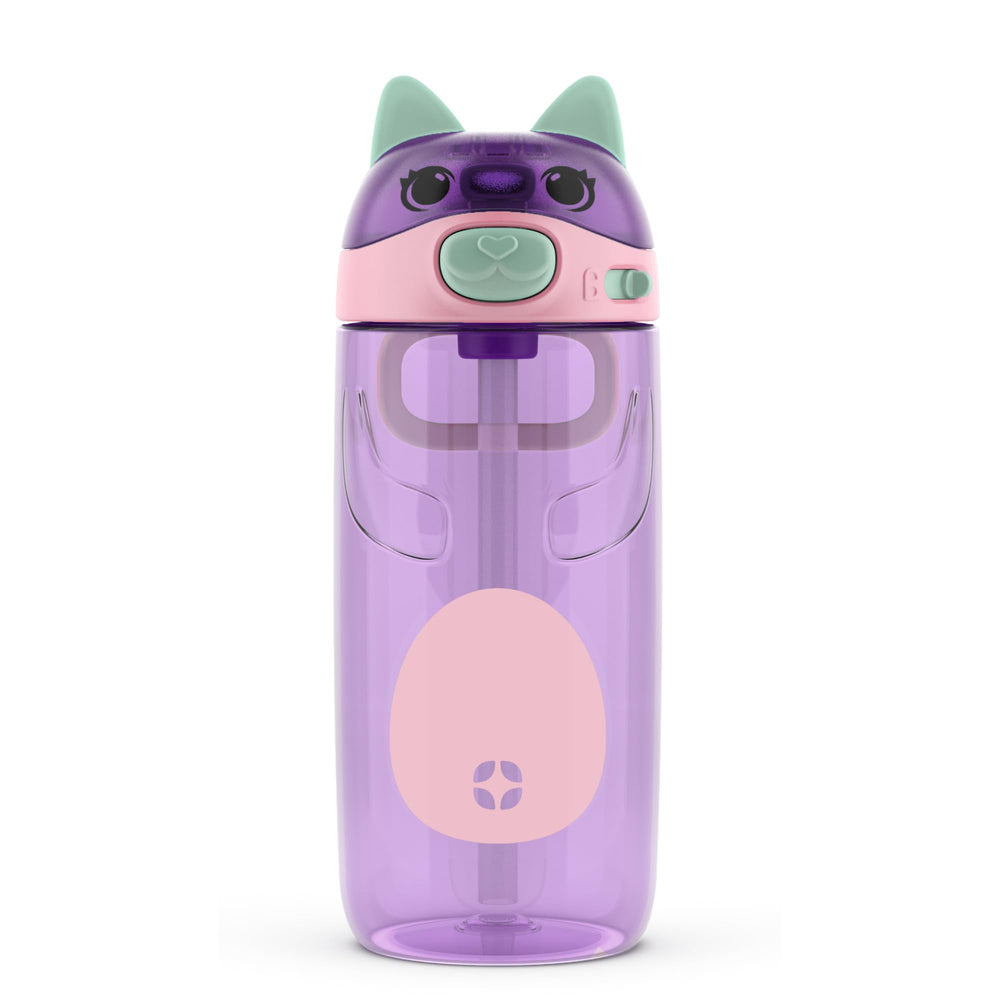 Ello Ellies 16oz bottle front view showing durable Tritan construction for daily play