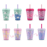 Ello Kids color-changing cups showing ice-triggered color shift for engaging hydration