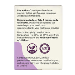 Close-up of Ellura capsule highlighting compact, easy daily intake