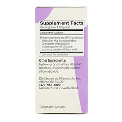 ellura cranberry extract bottle pour showing convenient daily use