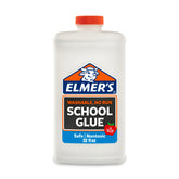 Elmer's Liquid School Glue bottle pour enables smooth slime and crafts