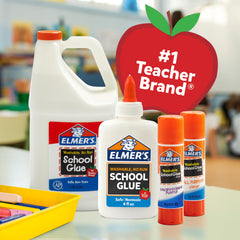 Elmer's Glue used in slime creation with vibrant colors