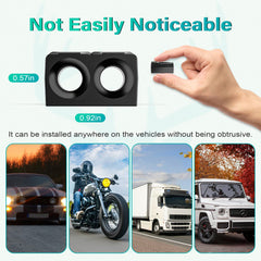 Compact Elook deer whistle fits tight bumper spaces with easy mounting.