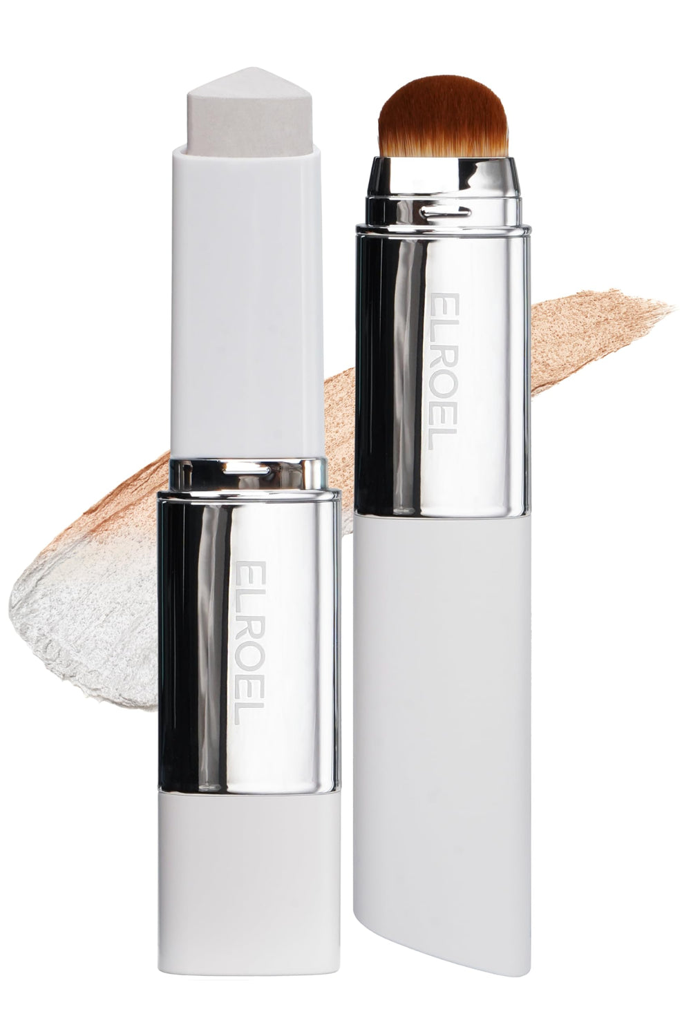 ELROEL BLANC Cover Stick V packaging for travel convenience and visibility