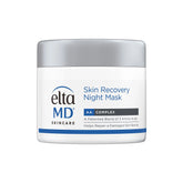 EltaMD Skin Recovery Night Mask jar, soothing overnight treatment for sensitive skin.