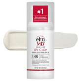 EltaMD UV Clear bottle-pump shows lightweight SPF 46 protection