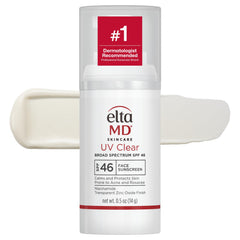 EltaMD UV Clear bottle-pump shows lightweight SPF 46 protection