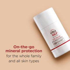 EltaMD UV Stick comes in a compact travel-size 1.3 oz for on-the-go protection.