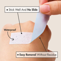 Embagol durable viscosity tape stays in place throughout lash application.