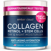 Ember Cloud collagen-cream bottle pump for daily hydration on all skin types