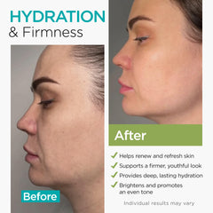 Ember Cloud Collagen NAD+ Cream pump-closeup showing airless dispenser preserves formula