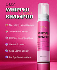 EMEDA lash cleanser bottle 100ml for salon or home use with a pH-balanced formula.