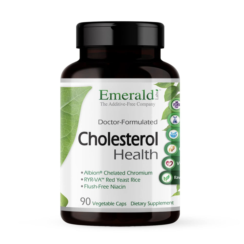 Emerald Labs Cholesterol Health CoQ10 bottle for heart-supporting nutrients