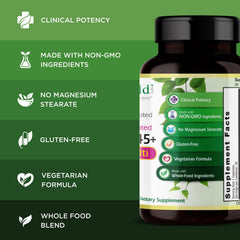 EMERALD LABS daily packaging suggests simple one-a-day routine.