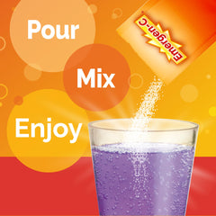 Emergen-C Elderberry natural flavors label highlights plant-based ingredients.