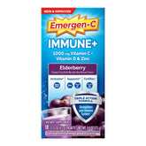 Emergen-C Immune+ Elderberry packets support daily immune health with elderberry.