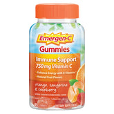 Emergen-C orange bottle showing bright gummies for daily immune support