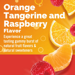 Emergen-C tangerine bottle illustrating easy on-the-go vitamin C boost