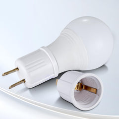 EMNOOTI outlet-to-socket adapter plugged in view shows quick plug-and-play lighting setup.
