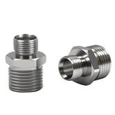 ENCMY brass compression adapter connects 1/2 inch to 3/8 inch fittings for secure water lines.
