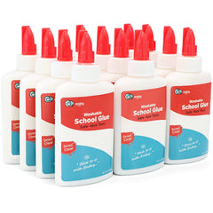 Enday Liquid Glue 4oz bottle applying white glue for arts and crafts projects