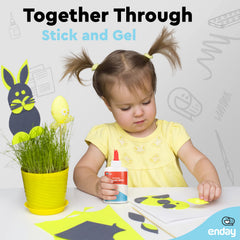 Enday Liquid Glue with no-run formula supports precise application on paper and cardboard