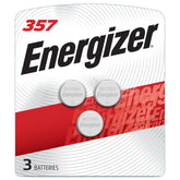 Energizer 357/303 three-pack for reliable everyday power