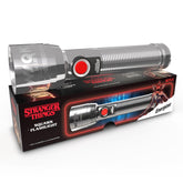 Energizer Stranger Things Squawk Retro LED Flashlight front view for nostalgic camping lighting