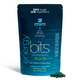ENERGYBITS bottle front view for convenient daily energy.