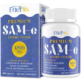 Enerlix 1200mg SAM-e bottle showing high-potency mood and wellness support